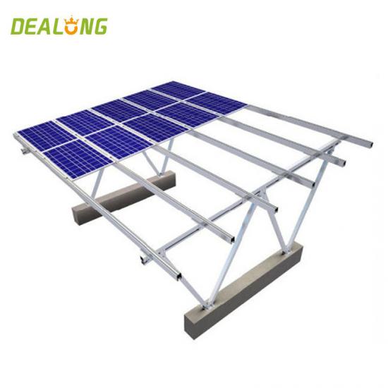 Sistema de montaje de cochera solar de aluminio