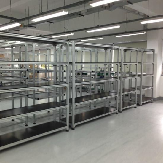 Aluminum Extrusion Industrial Storage Racks Manufacturer