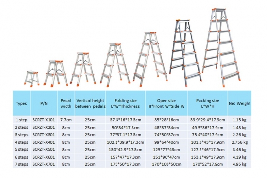 alloy step ladders